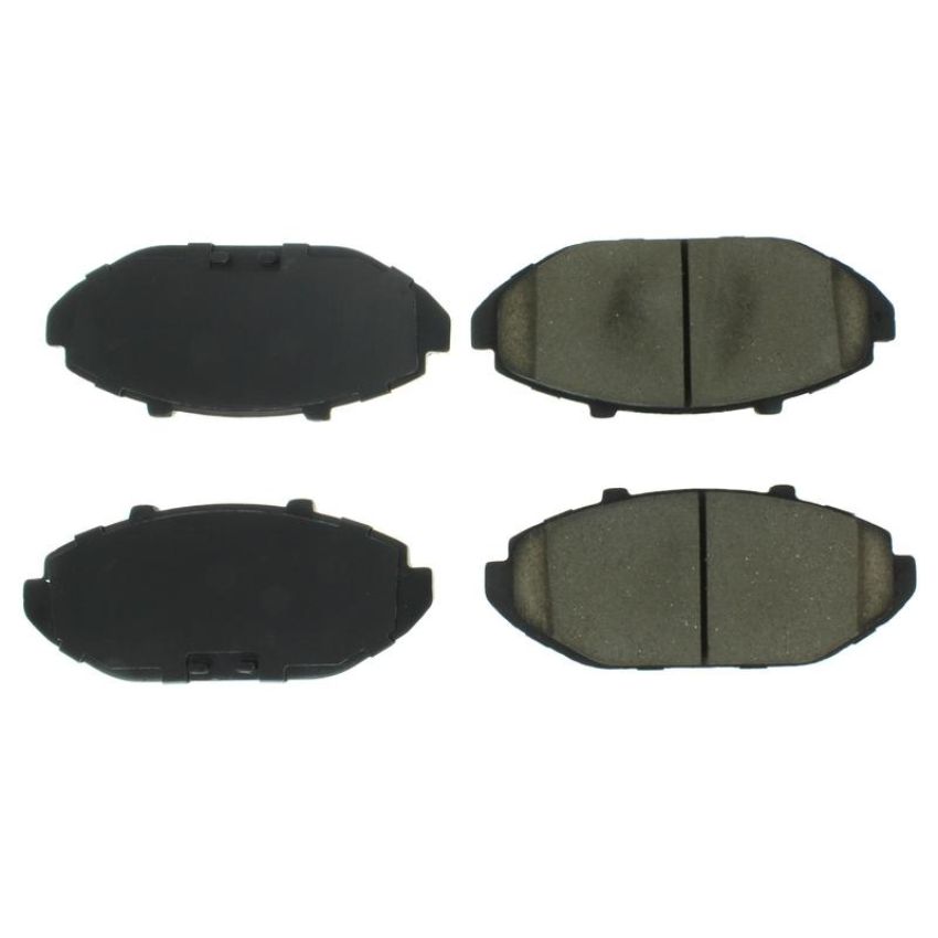 CENTRIC PARTS 102.07480 C-Tek Semi-Metallic Brake Pads with Shims