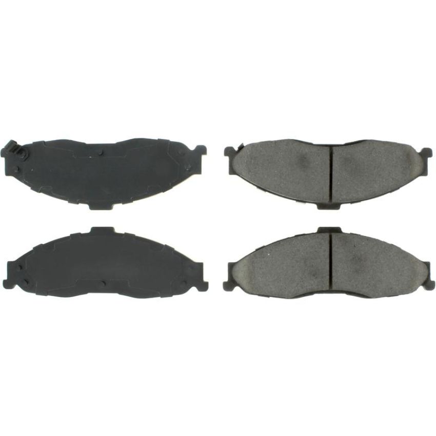 CENTRIC PARTS 102.07490 C-Tek Semi-Metallic Brake Pads with Shims