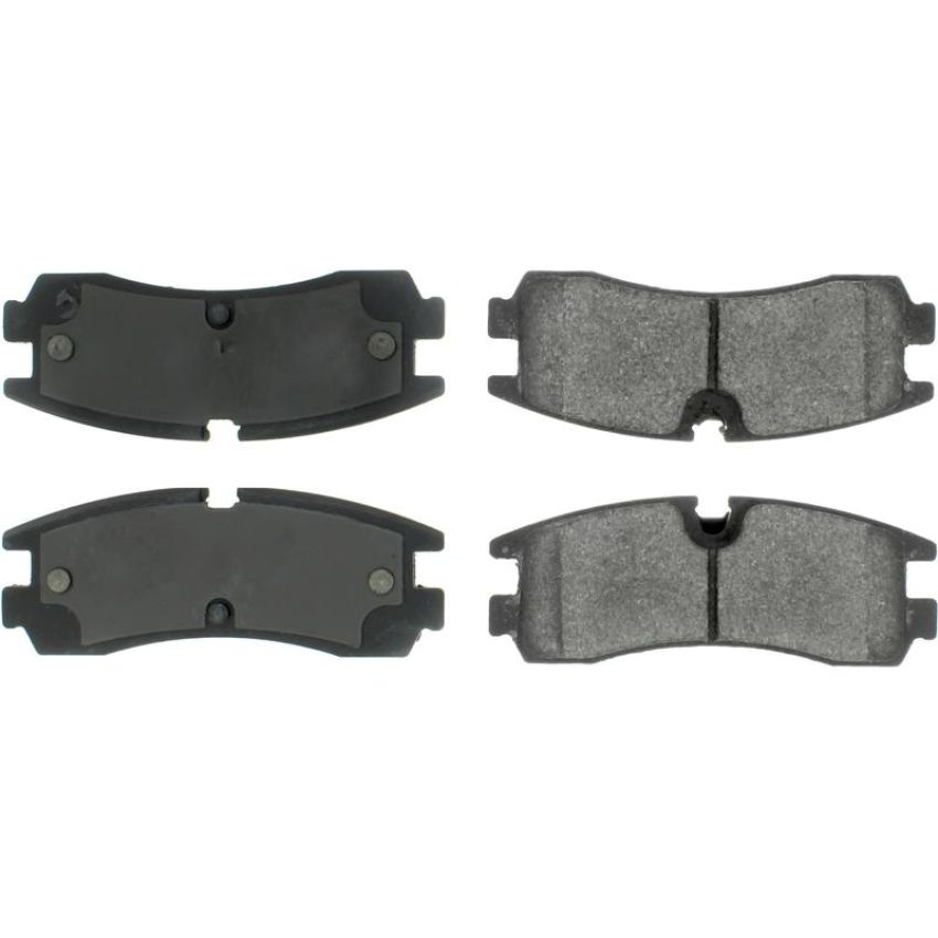 CENTRIC PARTS 102.07540 C-Tek Semi-Metallic Brake Pads with Shims