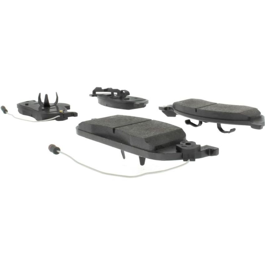 CENTRIC PARTS 102.07600 C-Tek Semi-Metallic Brake Pads with Shims