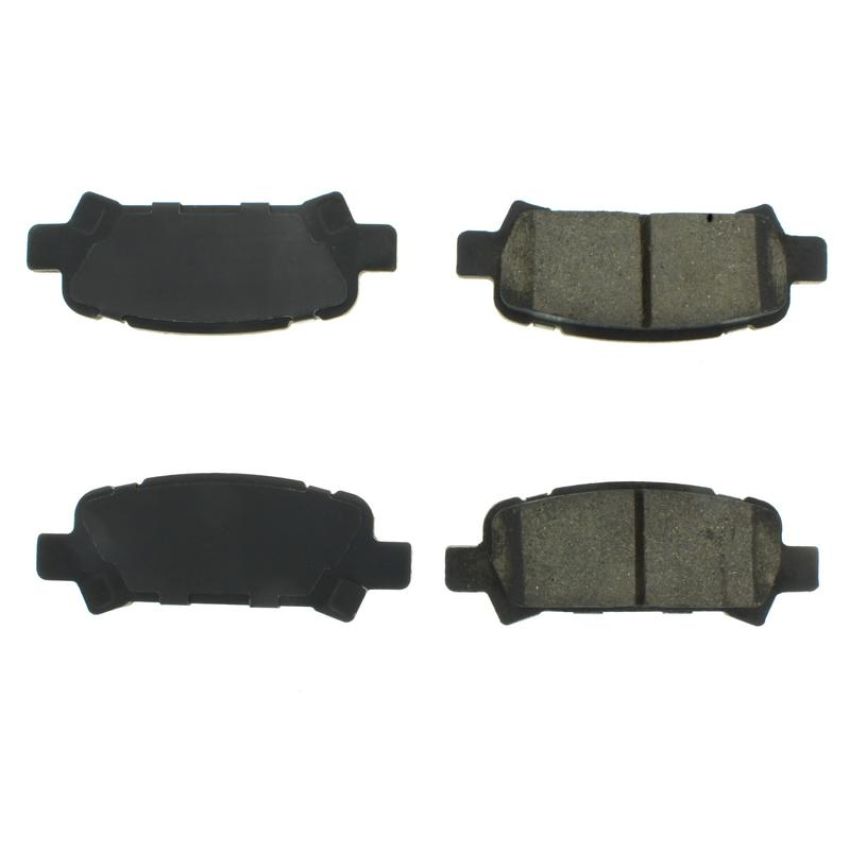 CENTRIC PARTS 102.07700 C-Tek Semi-Metallic Brake Pads with Shims