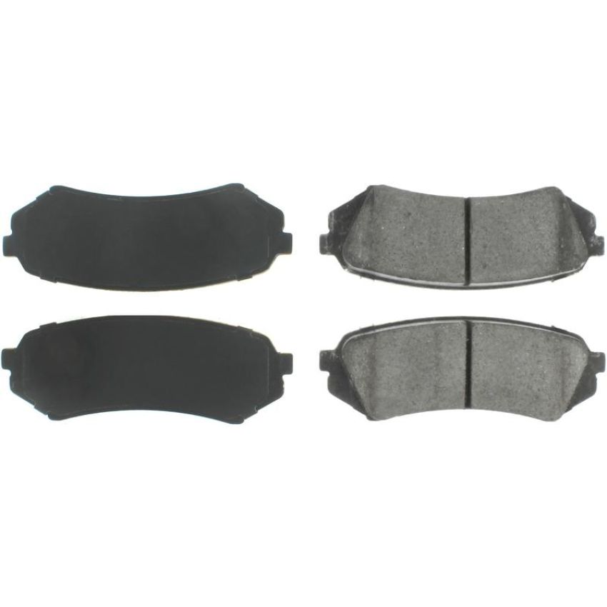 CENTRIC PARTS 102.07730 C-Tek Semi-Metallic Brake Pads with Shims
