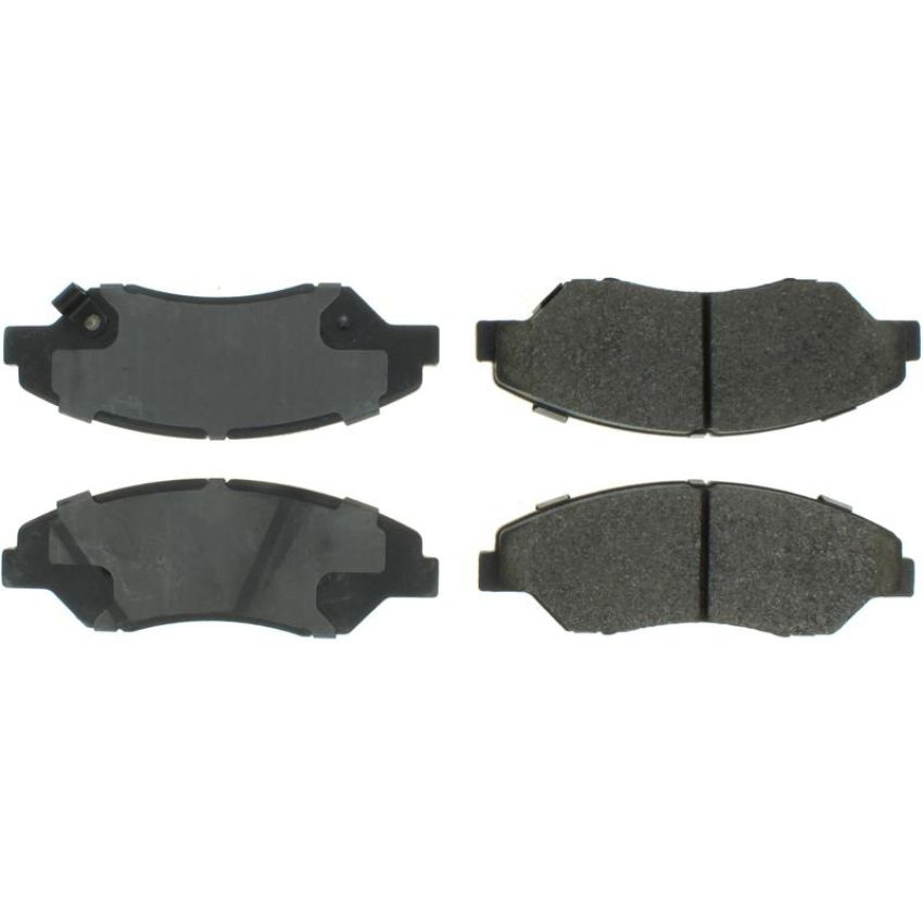 CENTRIC PARTS 102.07740 C-Tek Semi-Metallic Brake Pads with Shims