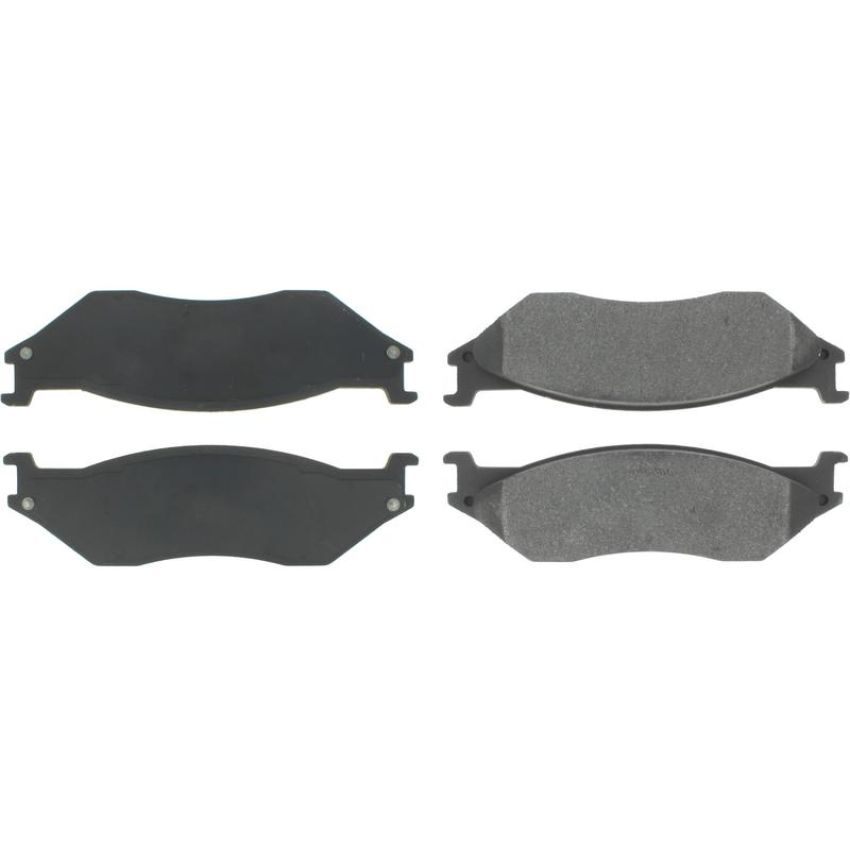 CENTRIC PARTS 102.07770 C-Tek Semi-Metallic Brake Pads with Shims