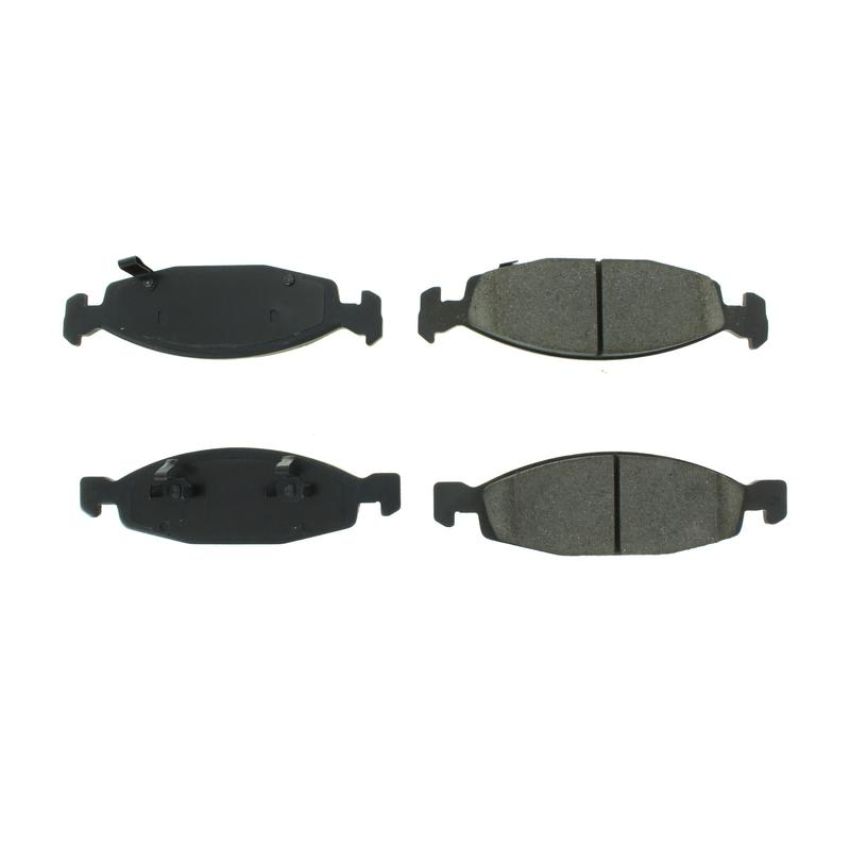 CENTRIC PARTS 102.07900 C-Tek Semi-Metallic Brake Pads with Shims