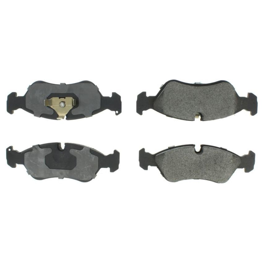 CENTRIC PARTS 102.07960 C-Tek Semi-Metallic Brake Pads with Shims