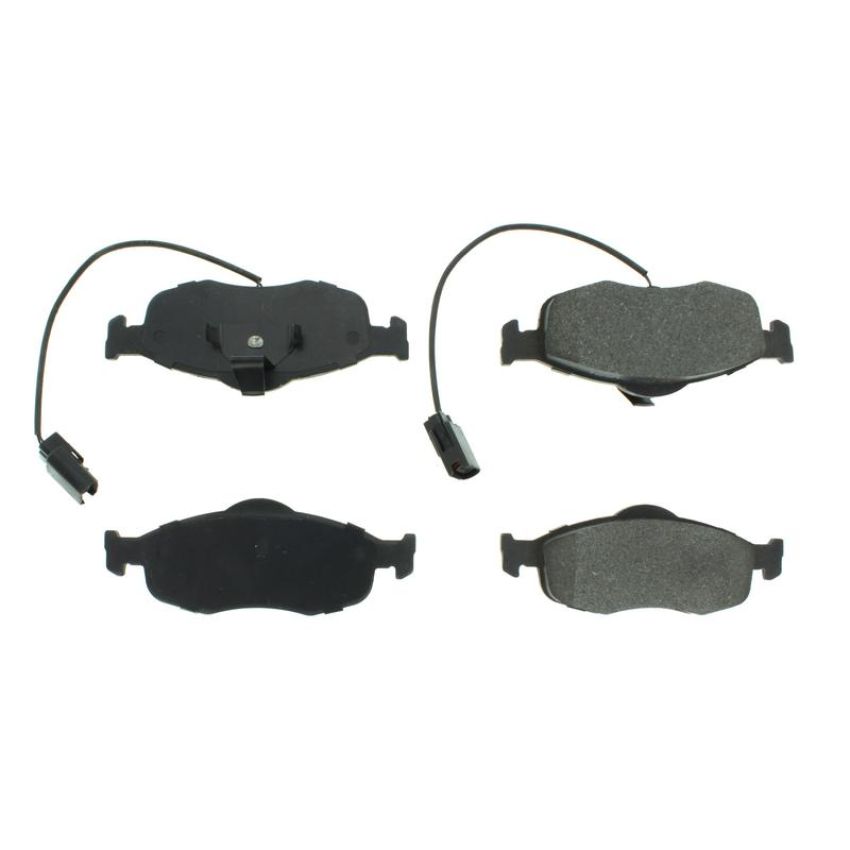 CENTRIC PARTS 102.08010 C-Tek Semi-Metallic Brake Pads with Shims