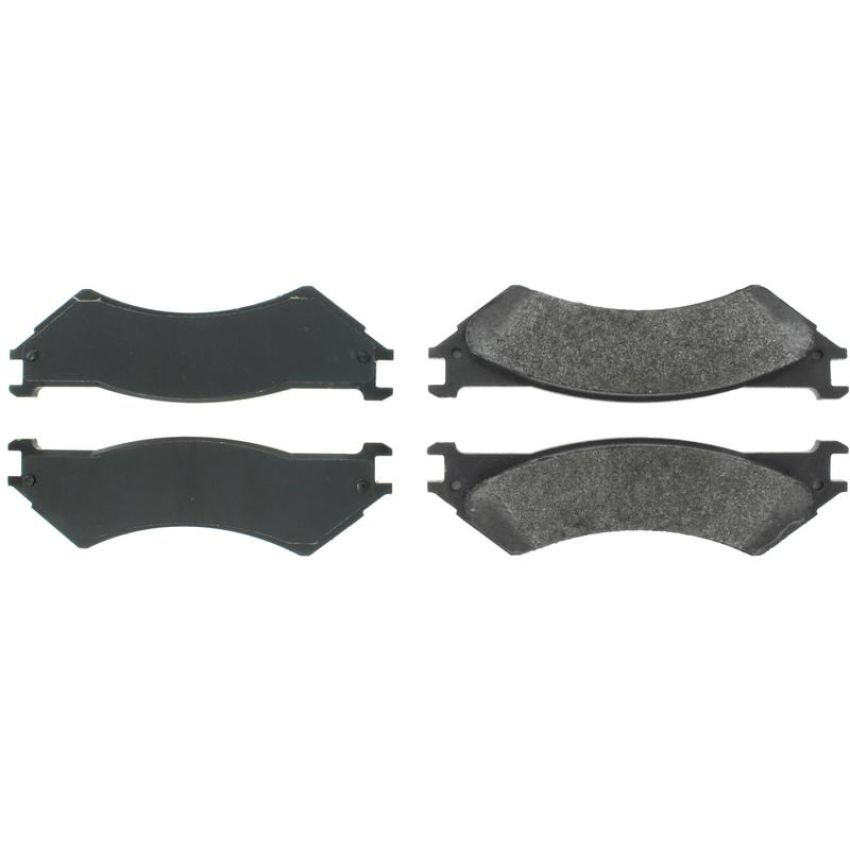 CENTRIC PARTS 102.08020 C-Tek Semi-Metallic Brake Pads with Shims