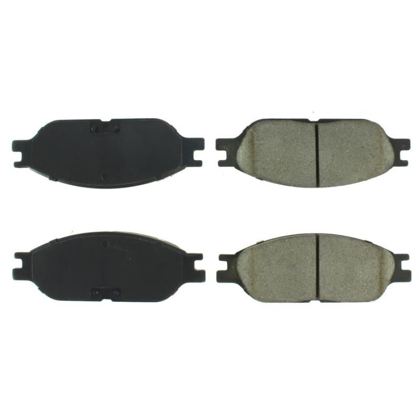 CENTRIC PARTS 102.08030 C-Tek Semi-Metallic Brake Pads with Shims
