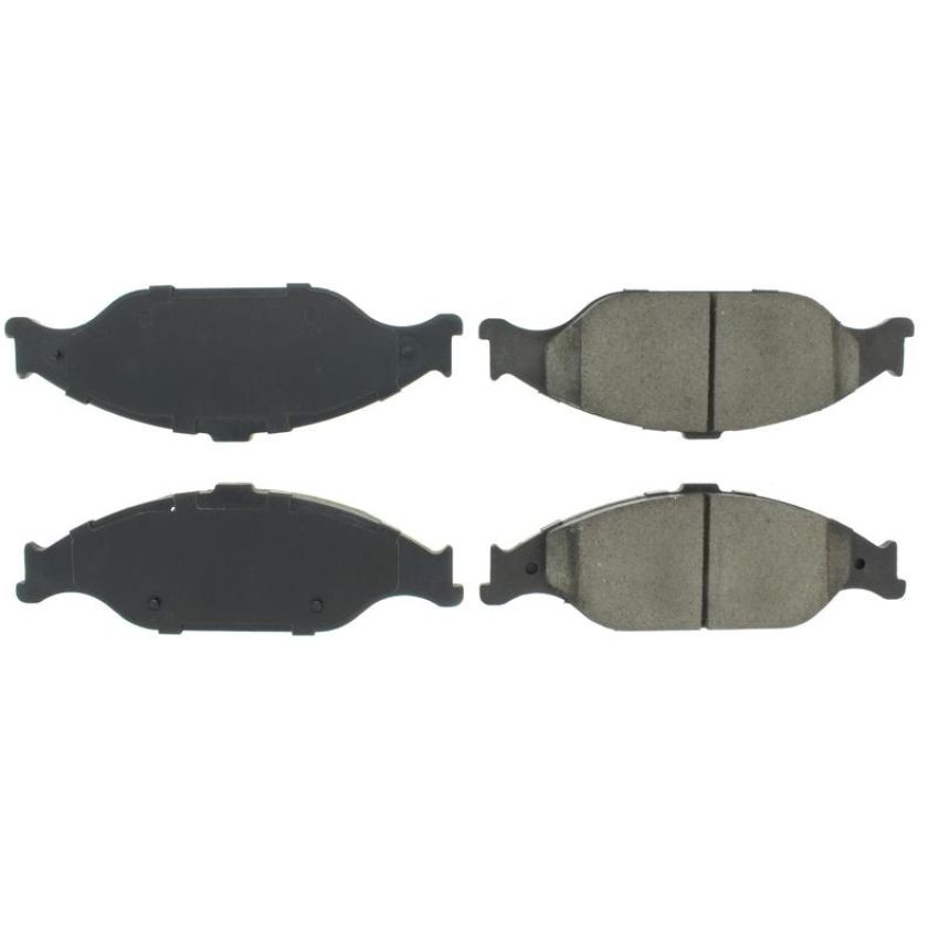 CENTRIC PARTS 102.08040 C-Tek Semi-Metallic Brake Pads with Shims