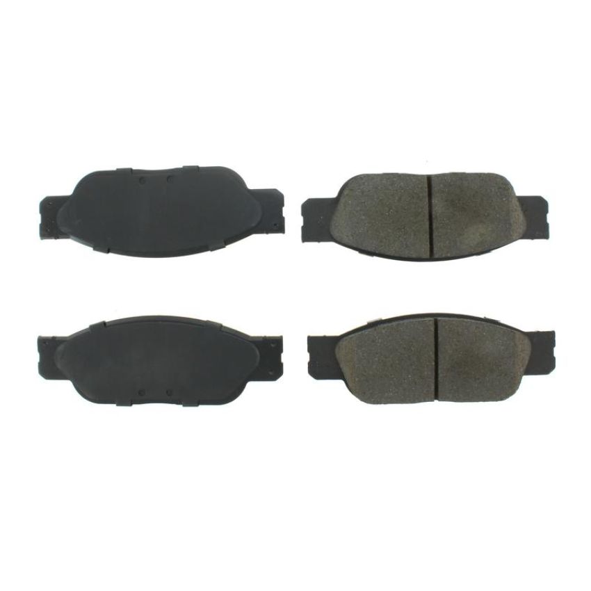 CENTRIC PARTS 102.08050 C-Tek Semi-Metallic Brake Pads with Shims