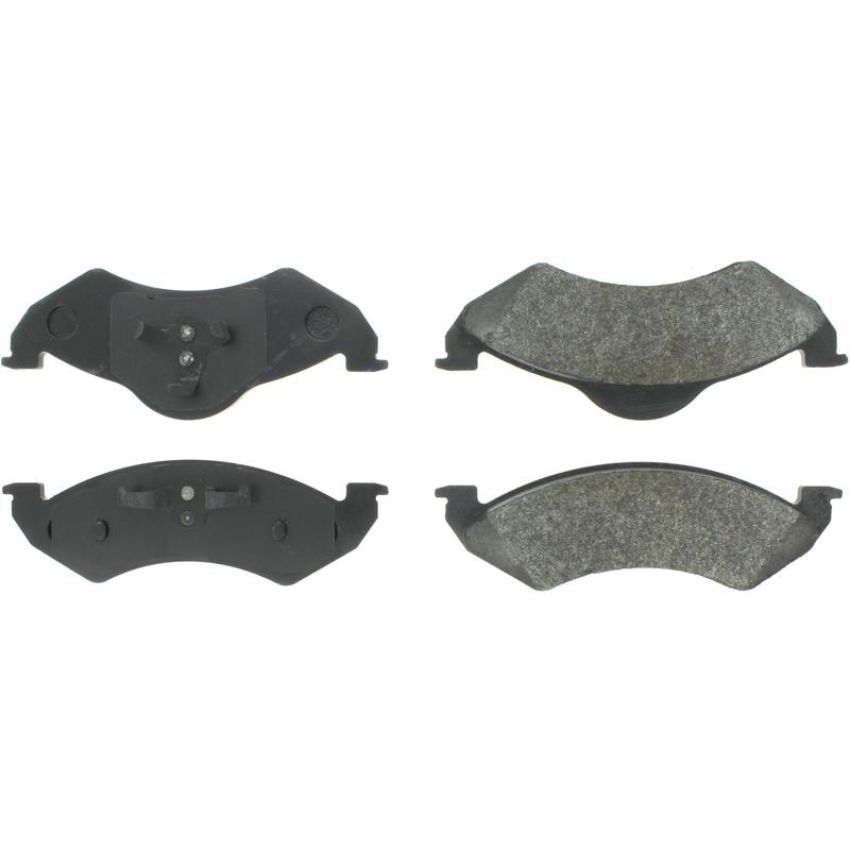 CENTRIC PARTS 102.08200 C-Tek Semi-Metallic Brake Pads with Shims