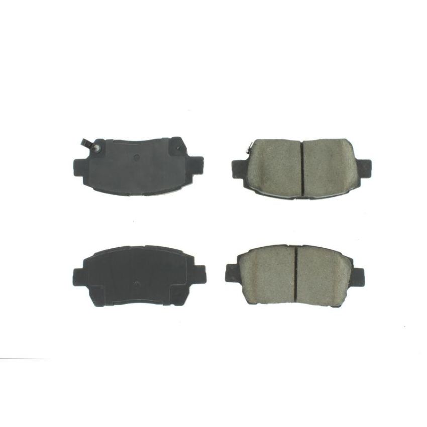 CENTRIC PARTS 102.08220 C-Tek Semi-Metallic Brake Pads with Shims