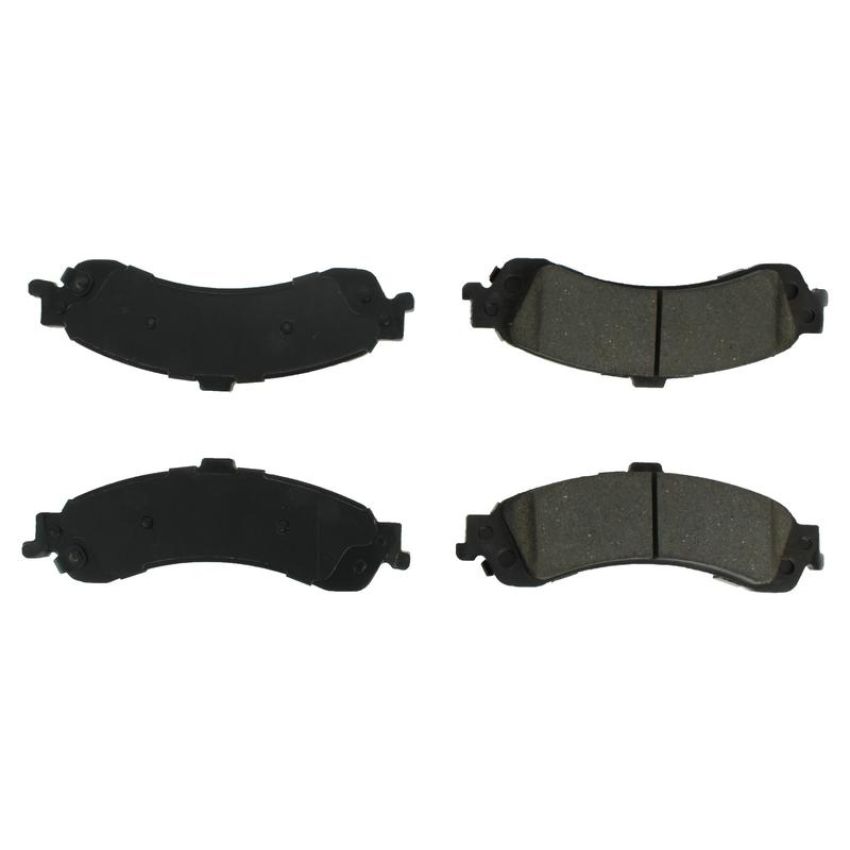 CENTRIC PARTS 102.08340 C-Tek Semi-Metallic Brake Pads with Shims