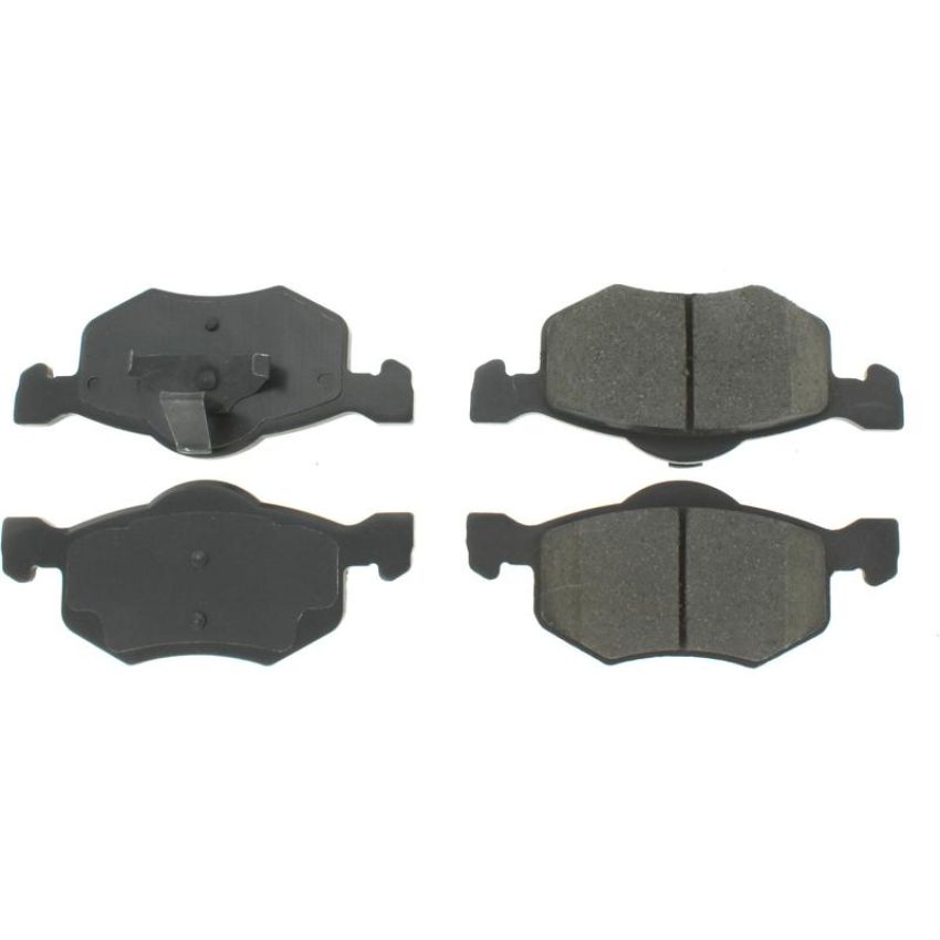 CENTRIC PARTS 102.08430 C-Tek Semi-Metallic Brake Pads with Shims