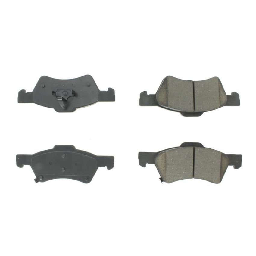 CENTRIC PARTS 102.08570 C-Tek Semi-Metallic Brake Pads with Shims