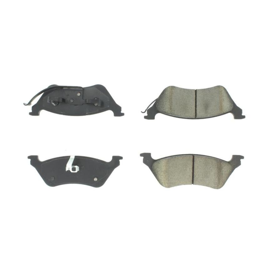 CENTRIC PARTS 102.08580 C-Tek Semi-Metallic Brake Pads with Shims