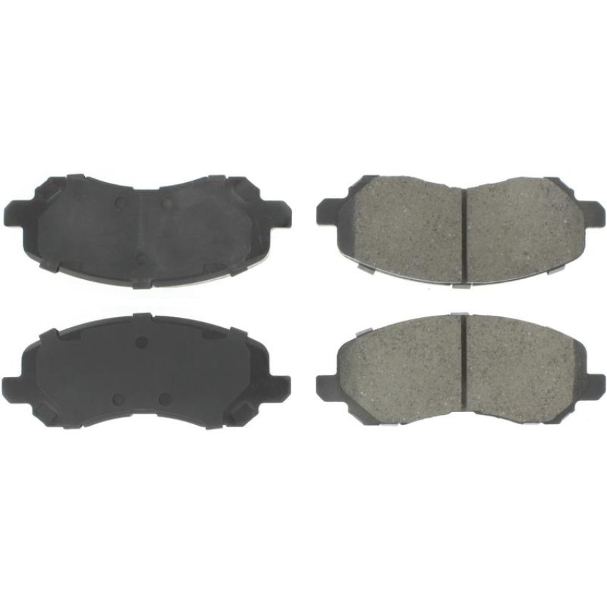 CENTRIC PARTS 102.08660 C-Tek Semi-Metallic Brake Pads with Shims