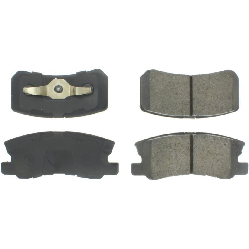 CENTRIC PARTS 102.08680 C-Tek Semi-Metallic Brake Pads with Shims