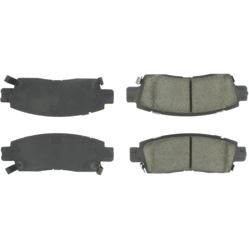 CENTRIC PARTS 102.08830 C-Tek Semi-Metallic Brake Pads with Shims