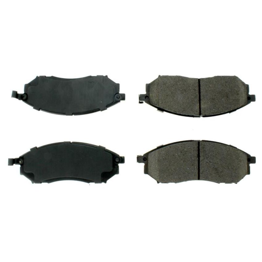CENTRIC PARTS 102.08880 C-Tek Semi-Metallic Brake Pads with Shims