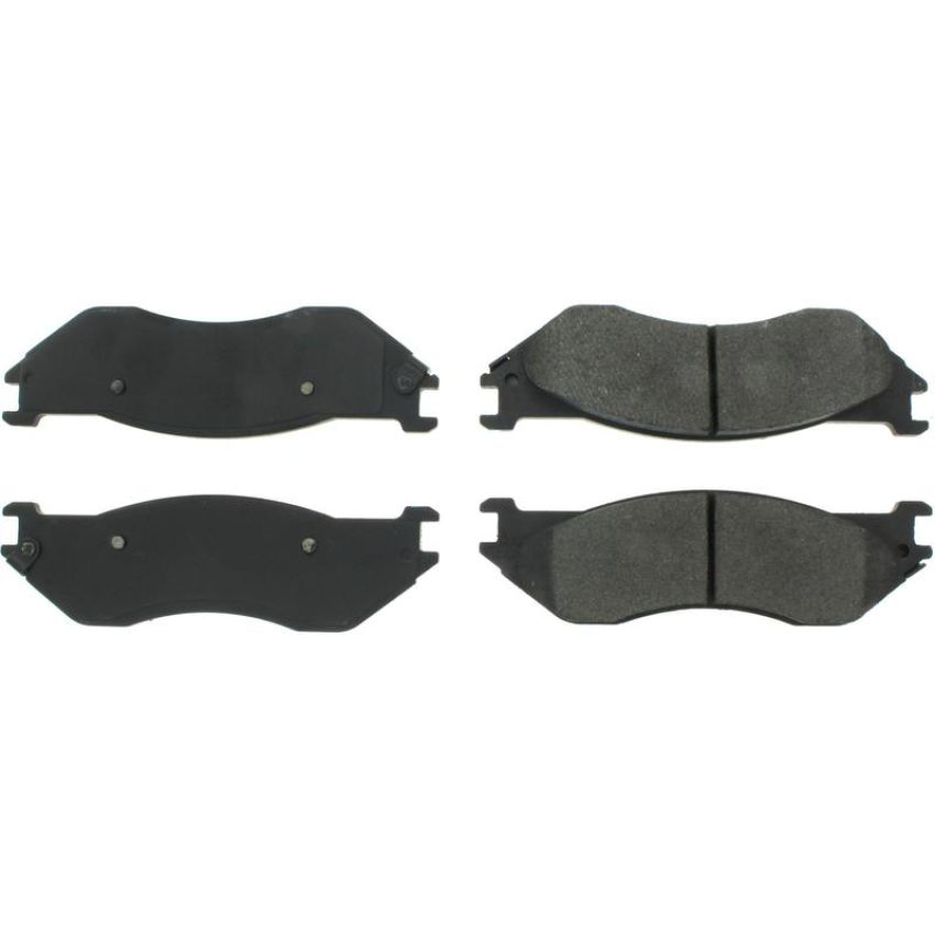 CENTRIC PARTS 102.08970 C-Tek Semi-Metallic Brake Pads with Shims