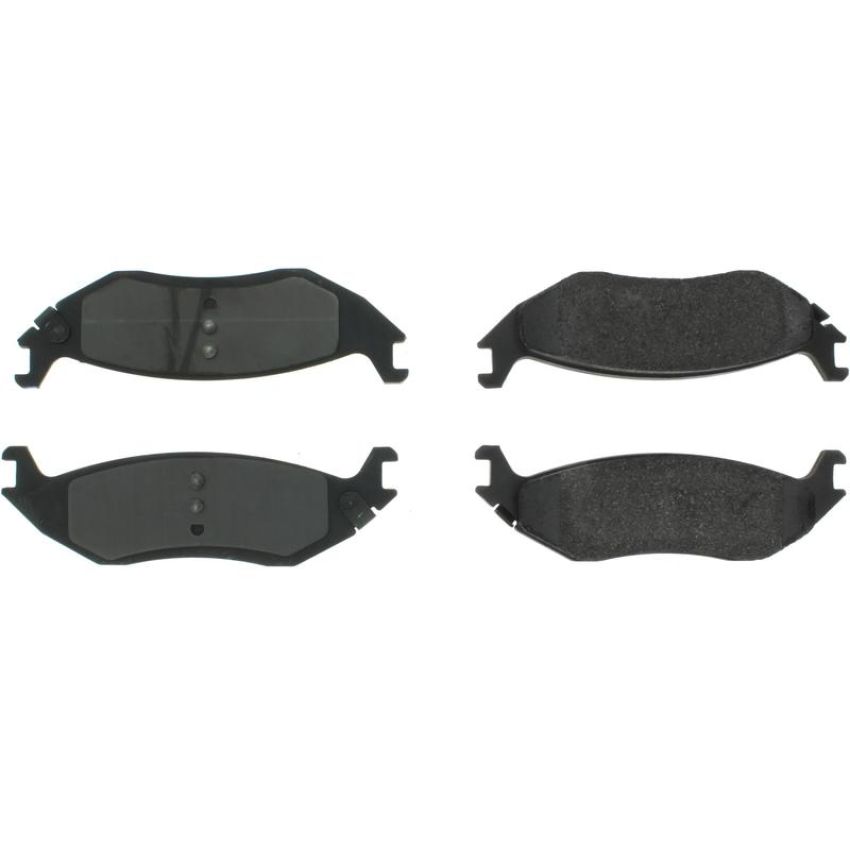CENTRIC PARTS 102.08980 C-Tek Semi-Metallic Brake Pads with Shims