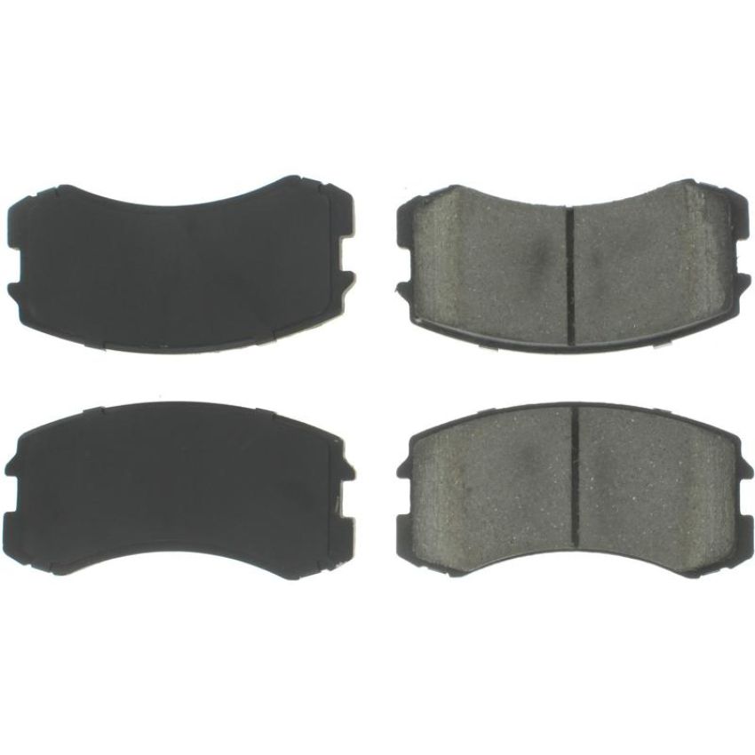 CENTRIC PARTS 102.09040 C-Tek Semi-Metallic Brake Pads with Shims