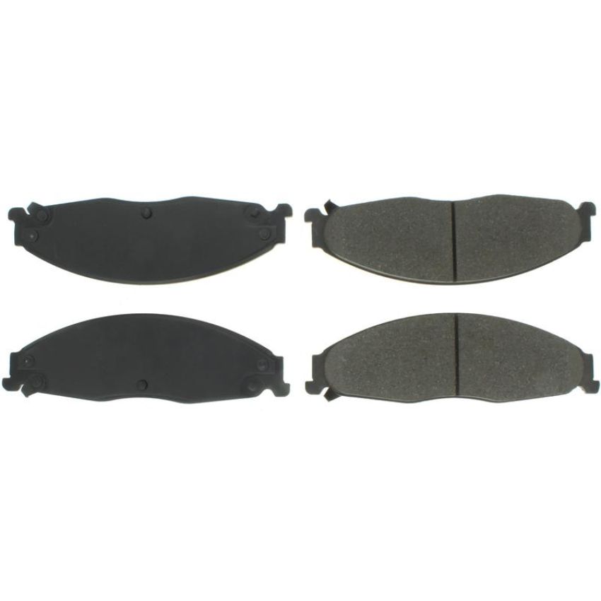 CENTRIC PARTS 102.09210 C-Tek Semi-Metallic Brake Pads with Shims