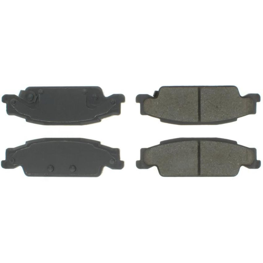 CENTRIC PARTS 102.09220 C-Tek Semi-Metallic Brake Pads with Shims