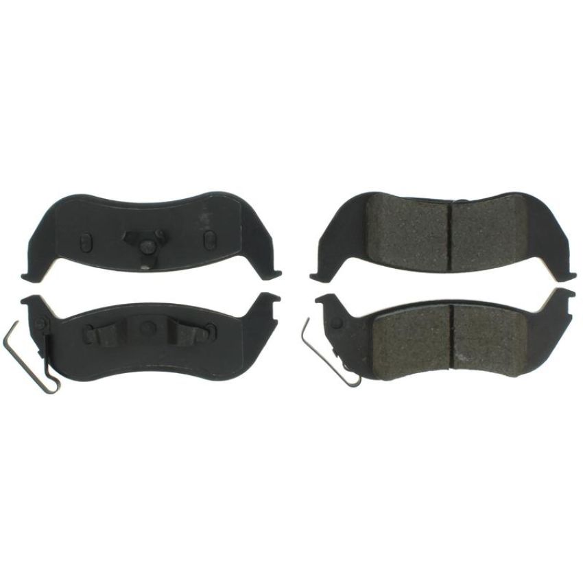 CENTRIC PARTS 102.09320 C-Tek Semi-Metallic Brake Pads with Shims