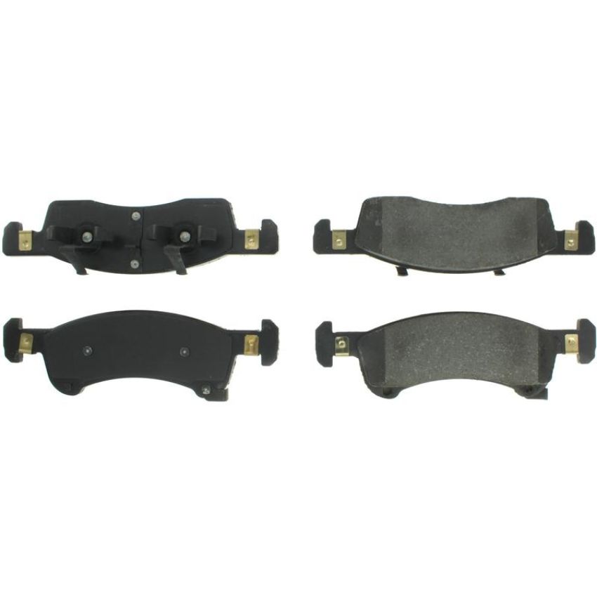 CENTRIC PARTS 102.09340 C-Tek Semi-Metallic Brake Pads with Shims