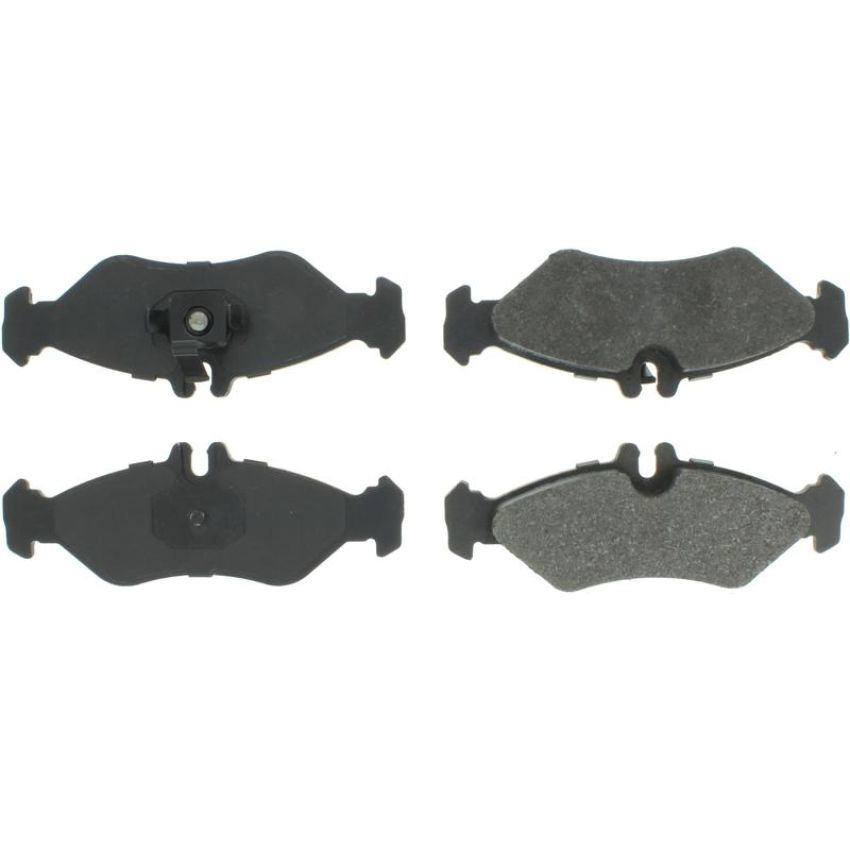 CENTRIC PARTS 102.09510 C-Tek Semi-Metallic Brake Pads with Shims