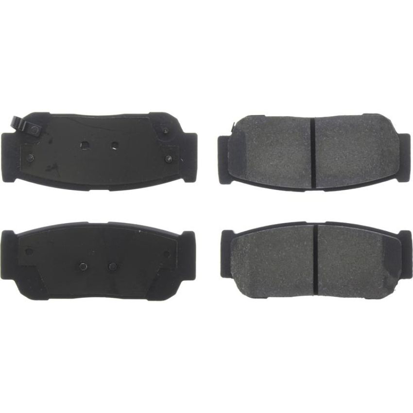 CENTRIC PARTS 102.09540 C-Tek Semi-Metallic Brake Pads with Shims