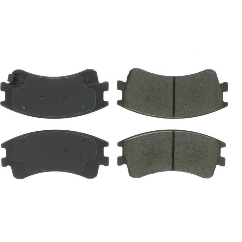 CENTRIC PARTS 102.09570 C-Tek Semi-Metallic Brake Pads with Shims