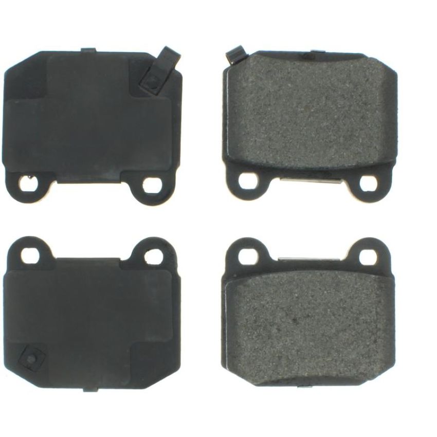 CENTRIC PARTS 102.09610 C-Tek Semi-Metallic Brake Pads with Shims