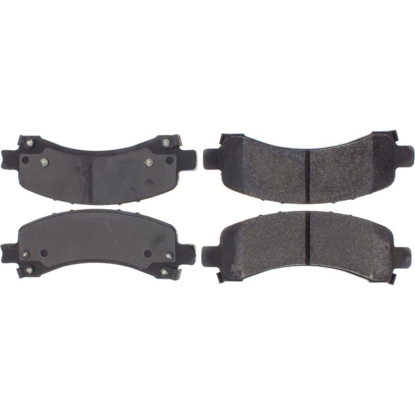 CENTRIC PARTS 102.09741 C-Tek Semi-Metallic Brake Pads with Shims