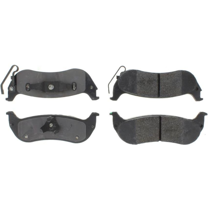 CENTRIC PARTS 102.09980 C-Tek Semi-Metallic Brake Pads with Shims