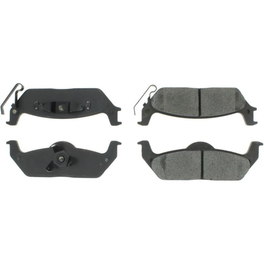 CENTRIC PARTS 102.10120 C-Tek Semi-Metallic Brake Pads with Shims