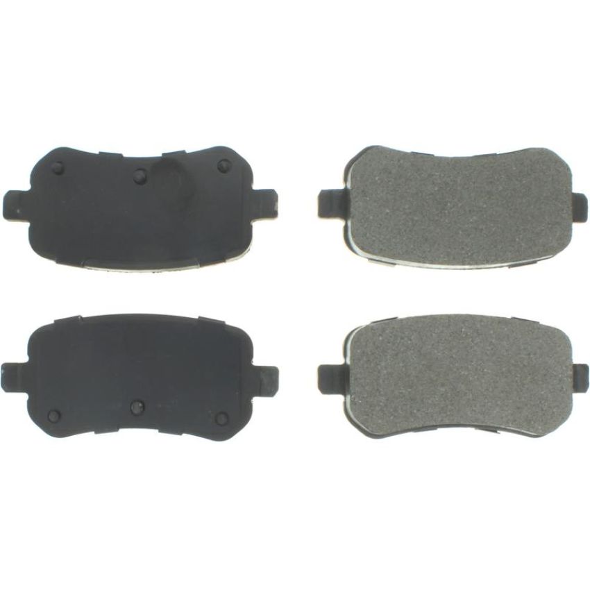 CENTRIC PARTS 102.10210 C-Tek Semi-Metallic Brake Pads with Shims