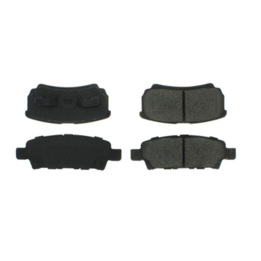 CENTRIC PARTS 102.10370 C-Tek Semi-Metallic Brake Pads with Shims