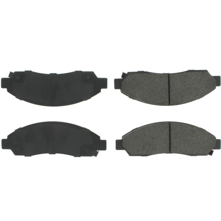 CENTRIC PARTS 102.10390 C-Tek Semi-Metallic Brake Pads with Shims