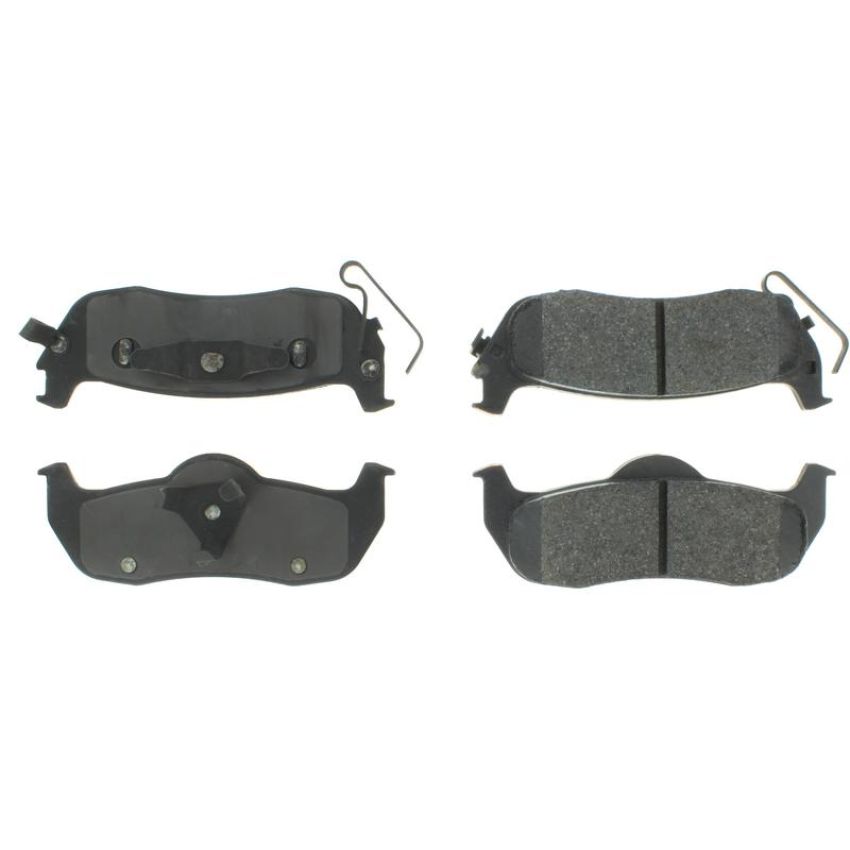 CENTRIC PARTS 102.10410 C-Tek Semi-Metallic Brake Pads with Shims
