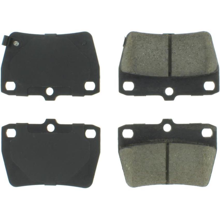 CENTRIC PARTS 102.10510 C-Tek Semi-Metallic Brake Pads with Shims