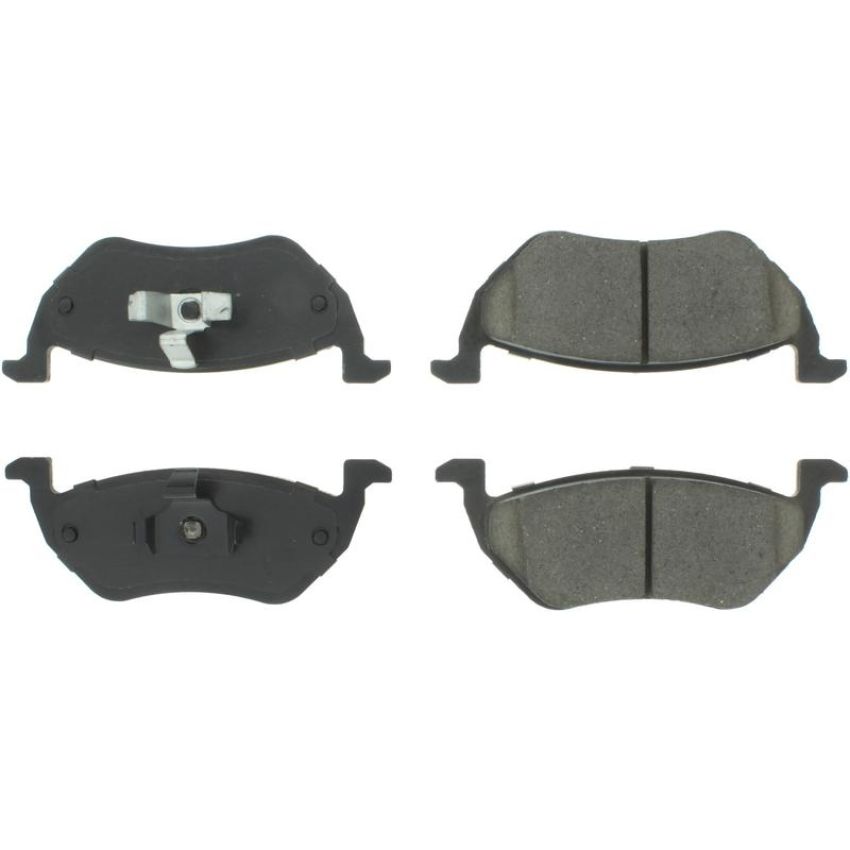 CENTRIC PARTS 102.10550 C-Tek Semi-Metallic Brake Pads with Shims