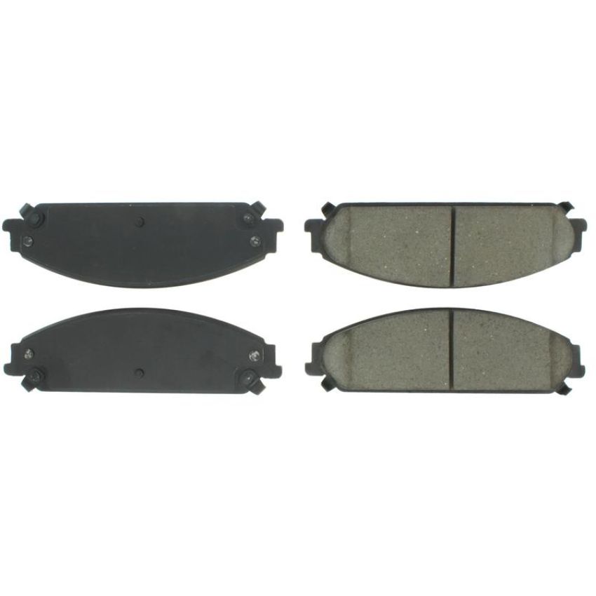 CENTRIC PARTS 102.10580 C-Tek Semi-Metallic Brake Pads with Shims