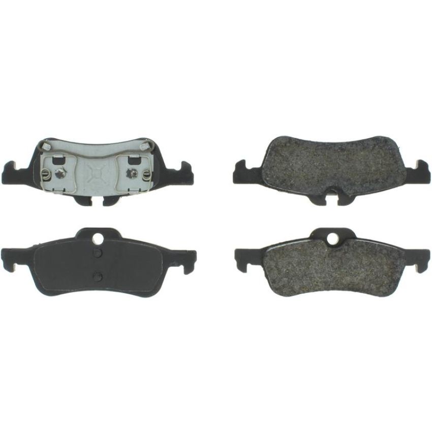 CENTRIC PARTS 102.10600 C-Tek Semi-Metallic Brake Pads with Shims