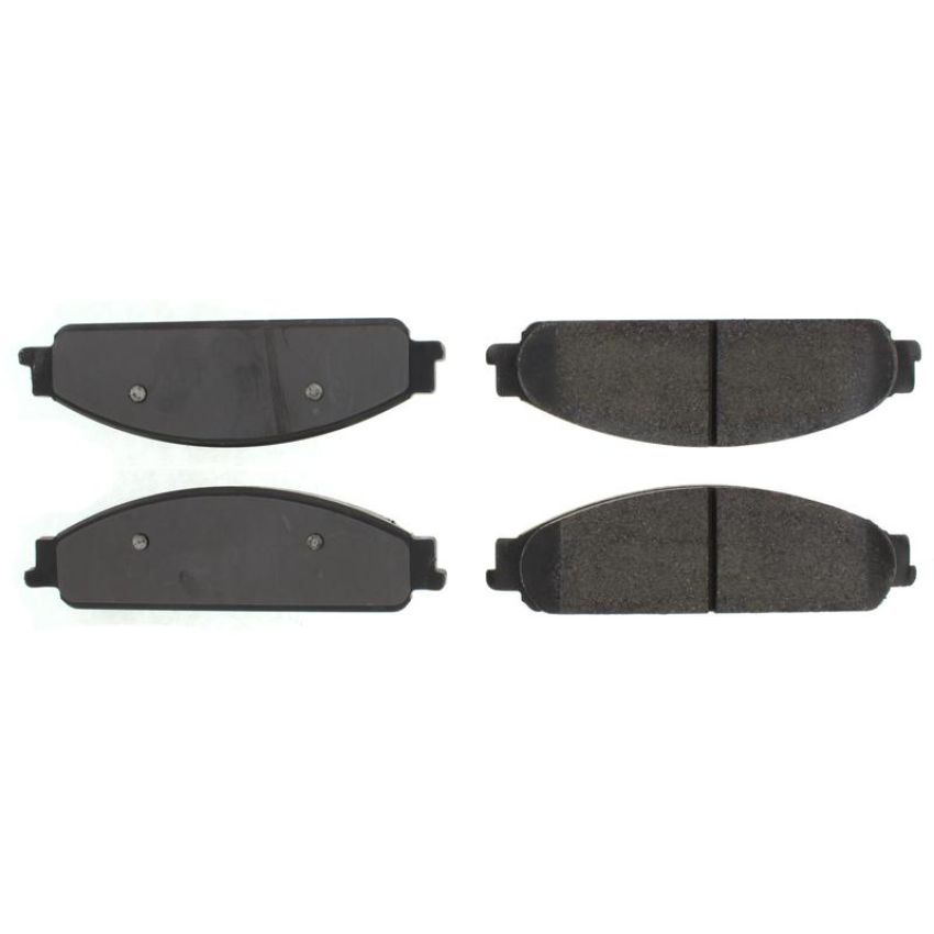 CENTRIC PARTS 102.10700 C-Tek Semi-Metallic Brake Pads with Shims