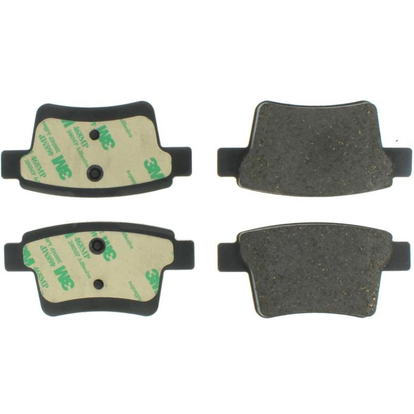 CENTRIC PARTS 102.10710 C-Tek Semi-Metallic Brake Pads with Shims