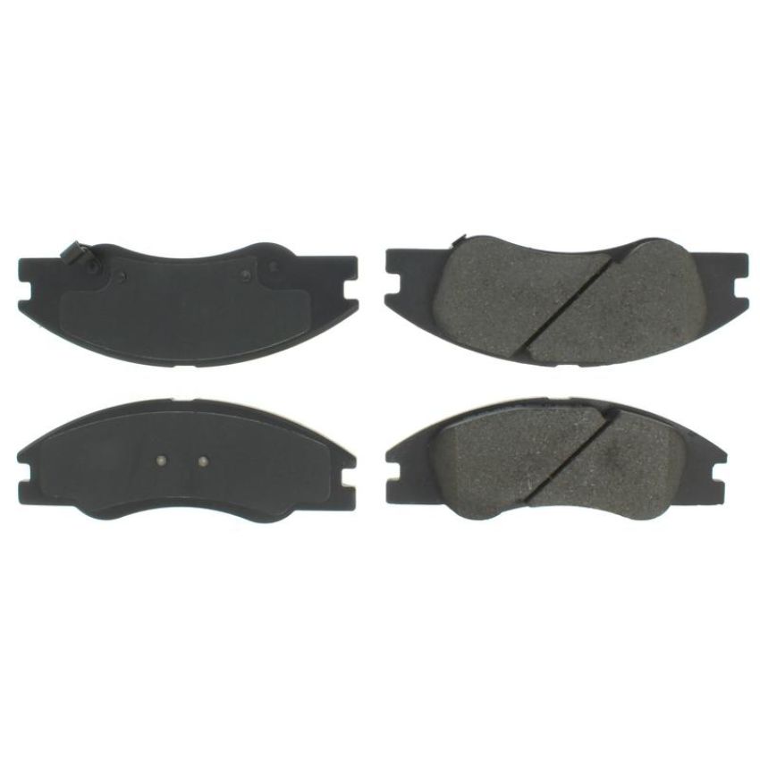 CENTRIC PARTS 102.10740 C-Tek Semi-Metallic Brake Pads with Shims